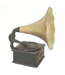Dollhouse Miniature Victrola Phonograph
